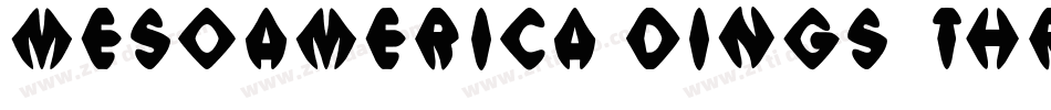 MesoAmerica Dings Three字体转换